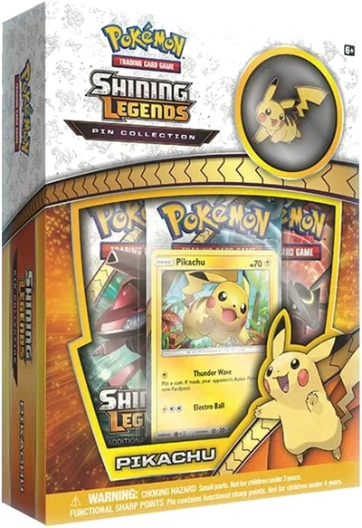 Coffret Collection avec pin’s Pikachu Légendes Brillantes