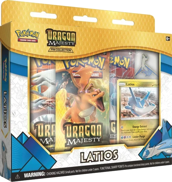 Coffret Collection avec pin’s Latios Majesté Des Dragons