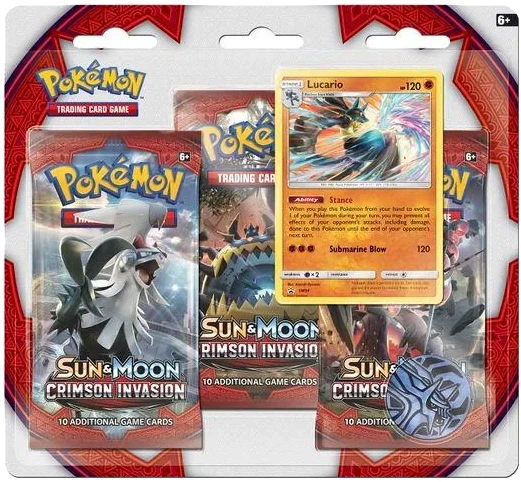 Tripack Lucario Invasion Carmin