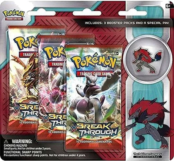 Tripack « Zoroark Collector's Pin » Impulsion Turbo