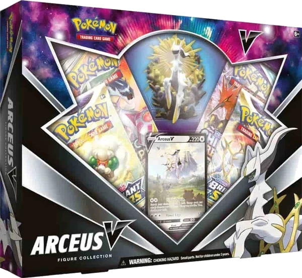 Coffret Collection avec figurine Arceus-V Stars Étincelantes