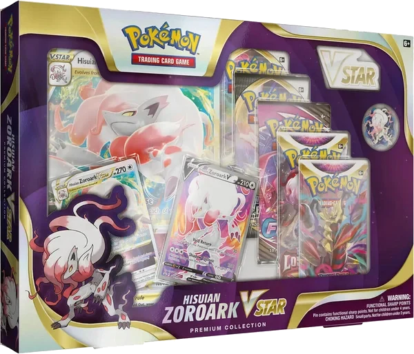 Coffret Collection Premium Zoroark-VSTAR de Hisui Origine Perdue