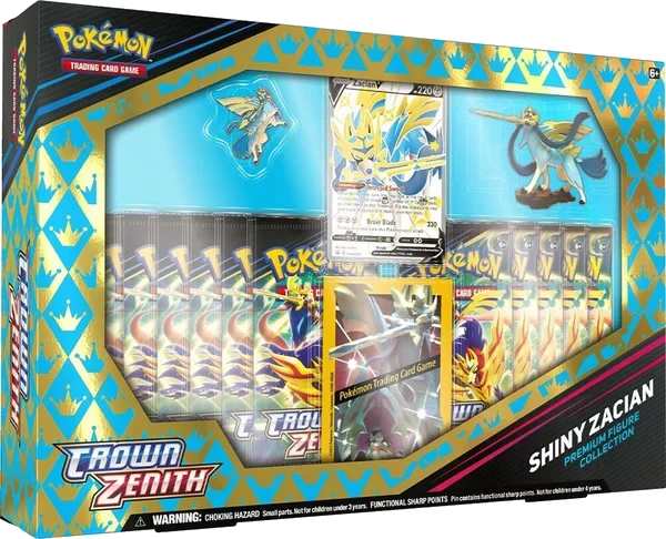 Coffret Collection avec figurine « Shiny Zacian Premium » Zénith Suprême