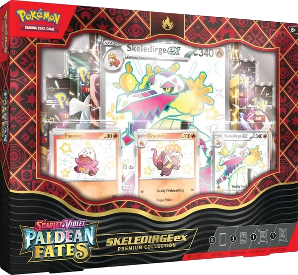 Coffret Collection Premium Flâmigator-ex Destinées de Paldea
