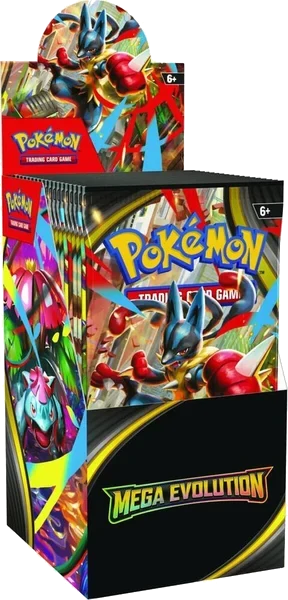 Présentoir de 18 boosters Méga-Évolution