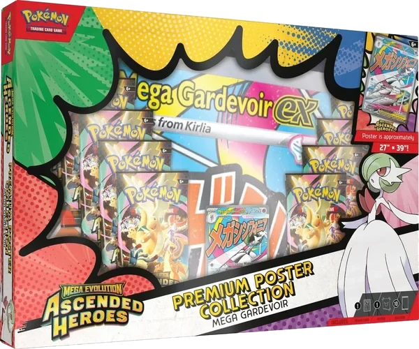 Coffret Collection Poster Premium Méga-Gardevoir Héros Transcendants