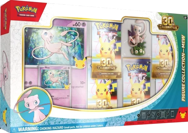 Coffret Collection avec figurine Mew Pokémon 30e Anniversaire
