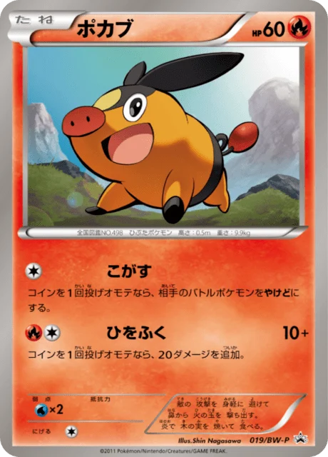 Carte Pokémon Gruikui 019, extension Black & White Promotional Cards (japonais)