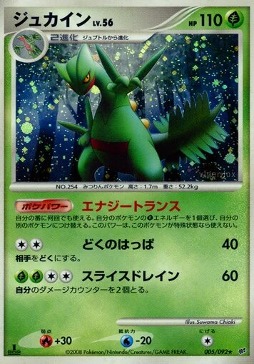 Carte Pokémon Sceptile Lv.56 005, extension Intense Fight in the Destroyed Sky (japonais)
