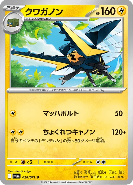 Carte Pokémon Lucanon 028, extension Cyber Judge (japonais)