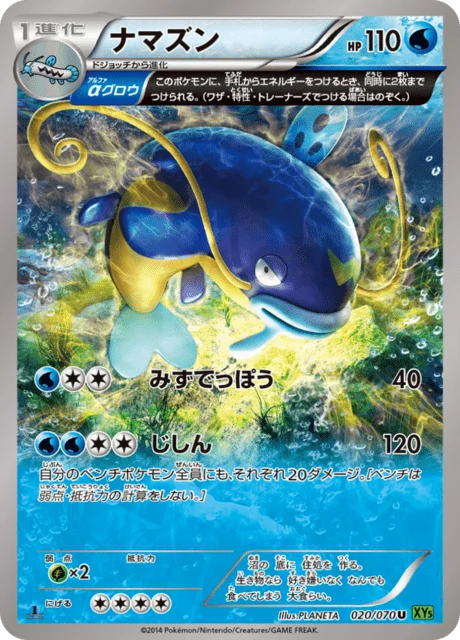 Carte Pokémon Barbicha 020, extension Tidal Storm (japonais)