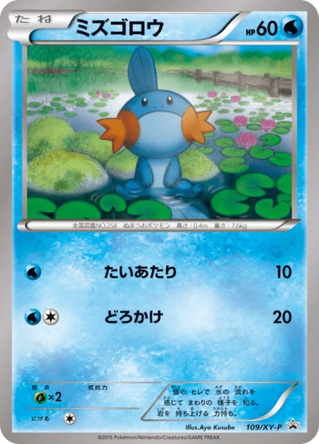 Carte Pokémon Gobou 109, extension XY Promotional Cards (japonais)