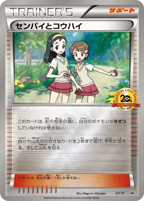 Carte Pokémon Senior et Junior NAN22, extension XY Promotional Cards (japonais)