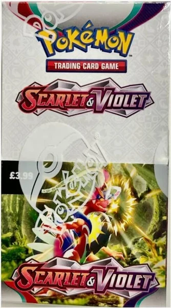 Présentoir de 18 boosters Écarlate et Violet