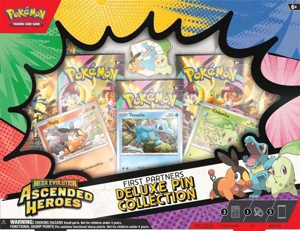 Coffret Collection avec pin’s « First Partners Deluxe » Héros Transcendants