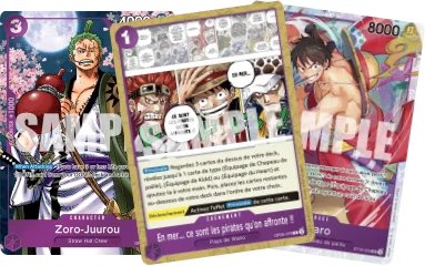 Logo de l’extension Deck violet Monkey D. Luffy